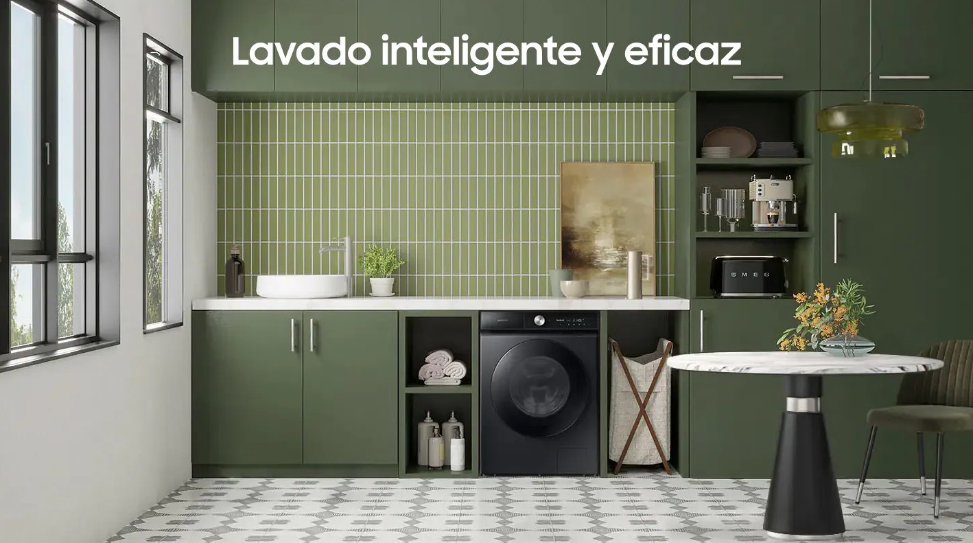 Lavadora Carga Frontal - Samsung - WF90F26ADSCO